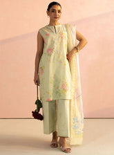 Coco By Zara Shahjahan Printed Lawn 3 Piece Unstitched Suit CZS25P D-5A MIA